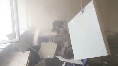 Ruský protitankový systém Kornet použitý v interiéru