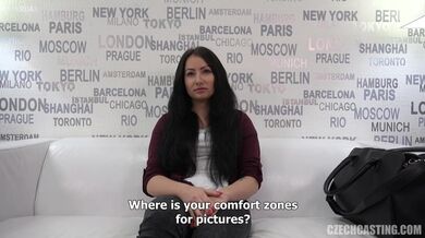 18letá sexy amatérka Barbora na castingu