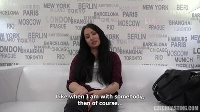 18letá sexy amatérka Barbora na castingu