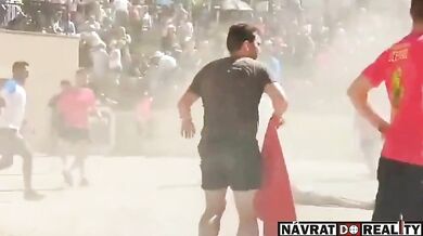 Extrémní záběry ze španělských býčích zápasů