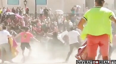 Extrémní záběry ze španělských býčích zápasů