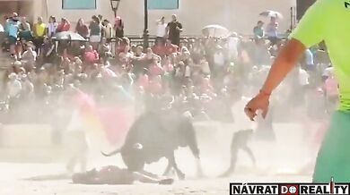 Extrémní záběry ze španělských býčích zápasů