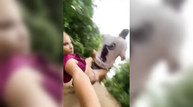 Wheelie s blondýnkou