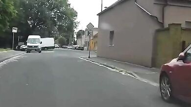 Opilec na kole v Neratovicích