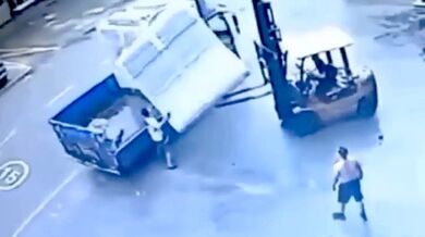 Pracovní nehoda - Rozmáčknutý