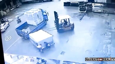 Pracovní nehoda - Rozmáčknutý