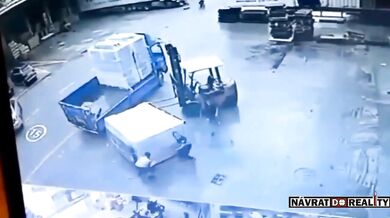 Pracovní nehoda - Rozmáčknutý