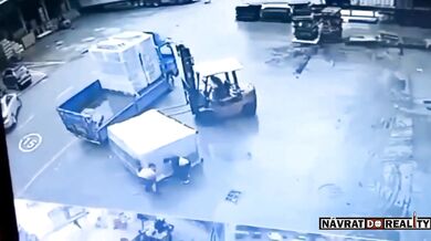 Pracovní nehoda - Rozmáčknutý