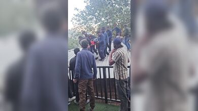 Dramatický pád při bungee jumpingu v Rishikeshi