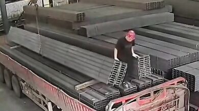 Pracovní nehoda - Přimáčknutý