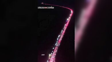 Masivní dopravní zácpa během čínského Zlatého týdne