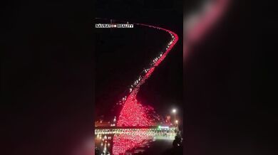 Masivní dopravní zácpa během čínského Zlatého týdne