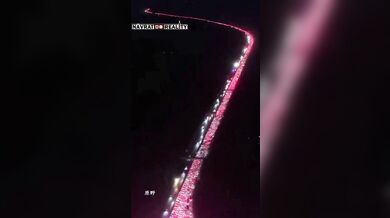 Masivní dopravní zácpa během čínského Zlatého týdne