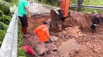 Smrt inspektora po zavalení zeminou