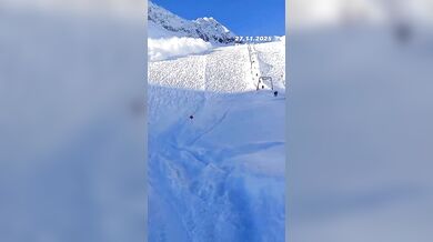 Lavina ve Stubaiských Alpách málem stála život osm lyžařů