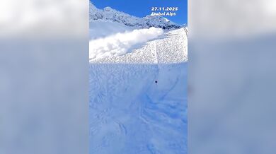 Lavina ve Stubaiských Alpách málem stála život osm lyžařů