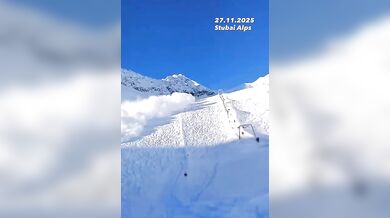 Lavina ve Stubaiských Alpách málem stála život osm lyžařů