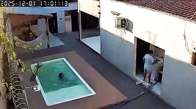 Otec v poslední chvíli zachránil dva syny před utonutím v bazénu v Arapirace