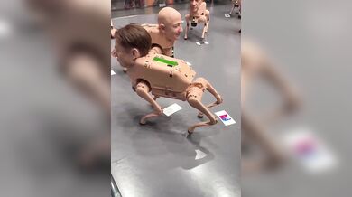 Robotická zvířata za 2 miliony? Beeple šokoval Art Basel psy s hlavami miliardářů