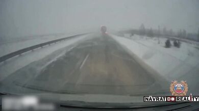 Nebezpečný manévr na Sibiři skončil vážnou nehodou