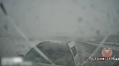 Nebezpečný manévr na Sibiři skončil vážnou nehodou