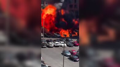 Neočekávaná exploze na parkovišti