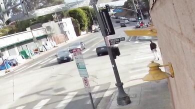 Stylová srážka chodce