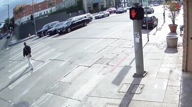 Stylová srážka chodce