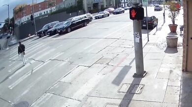 Stylová srážka chodce