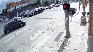 Stylová srážka chodce