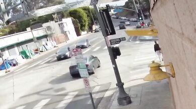 Stylová srážka chodce