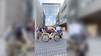 Vynálezce oprášil své jedinečné „cirkulární kolo“ po dvaceti letech