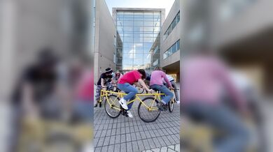 Vynálezce oprášil své jedinečné „cirkulární kolo“ po dvaceti letech