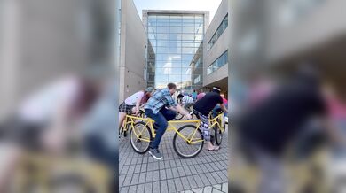 Vynálezce oprášil své jedinečné „cirkulární kolo“ po dvaceti letech