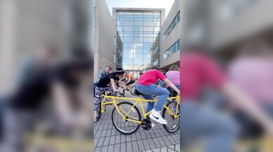 Vynálezce oprášil své jedinečné „cirkulární kolo“ po dvaceti letech