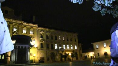 MILF blondýnka Jessy Tiger šuká s Public Agentem