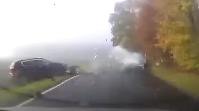 Čelní srážka u Kolína