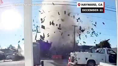 Výbuch plynu v oblasti Sanfranciského zálivu