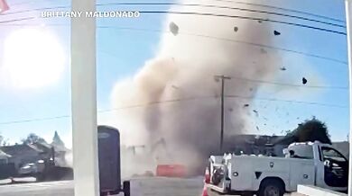 Výbuch plynu v oblasti Sanfranciského zálivu