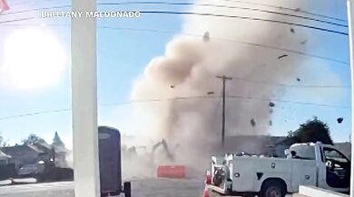 Výbuch plynu v oblasti Sanfranciského zálivu