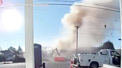 Výbuch plynu v oblasti Sanfranciského zálivu