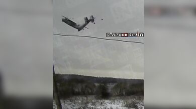 Pád ruského vojenského letounu Antonov An-22