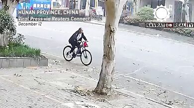 Cyklistu zranila padající větev stromu