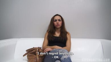 Roztomilá Aneta na castingu