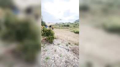 Drsná nehoda při skoku s elektrickou motorkou