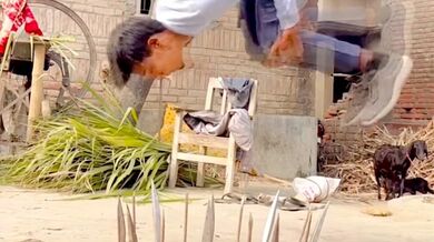 Nevydařené salto vzad