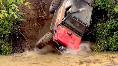 Nebezpečná situace s offroad vozidlem