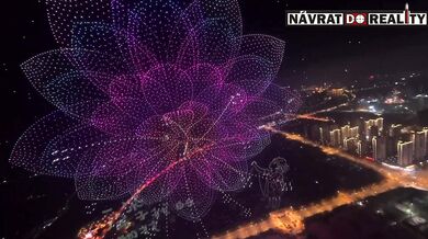 Liuyang zapsalo nový světový rekord díky ohromující show s téměř 16 tisíci drony