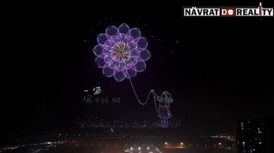 Liuyang zapsalo nový světový rekord díky ohromující show s téměř 16 tisíci drony