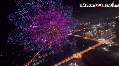 Liuyang zapsalo nový světový rekord díky ohromující show s téměř 16 tisíci drony